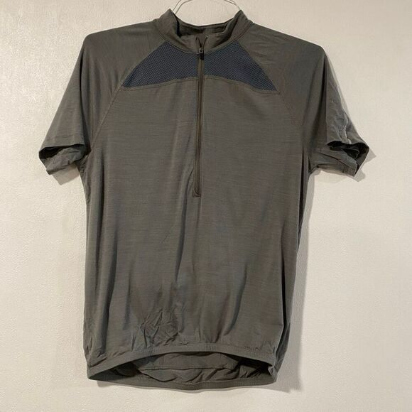 Ibex Merino Wool Cycling Half Zip Shirt Men’s LargePerformance Bike Jersey